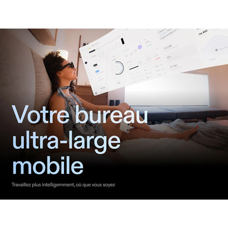 Xreal One Pro Glasses with AI, Photo, Video, Audio - Medium - Black