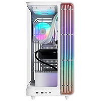 iBUYPOWER Trace X Gaming PC - White (AMD Ryzen 7 9800X3D/32GB RAM/2TB SSD/Radeon RX 9070XT/Windows 11) - En