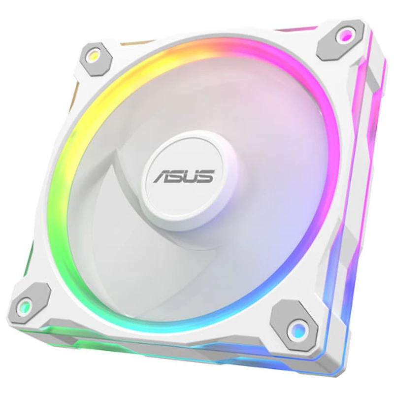 ASUS Prime MR120 ARGB 120mm Reverse CPU Cooling Fan - White