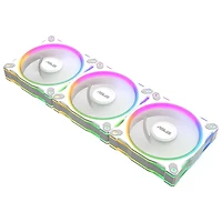 Ventilateur de refroidissement de processeur Prime MR120 ARGB de 120 mm d'ASUS - Blanc - Paquet de 3