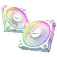 Ventilateur de refroidissement de processeur Prime MR120 ARGB de 120 mm d'ASUS - Blanc - Paquet de 3