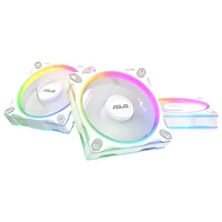 Ventilateur de refroidissement de processeur Prime MR120 ARGB de 120 mm d'ASUS - Blanc - Paquet de 3