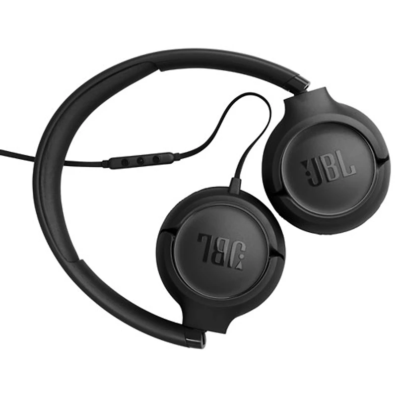 JBL Tune 530C USB-C On-Ear Wired Headphones - Black