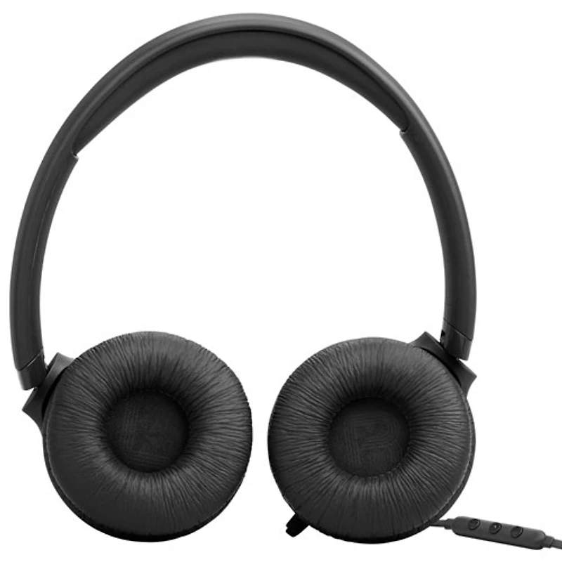 JBL Tune 530C USB-C On-Ear Wired Headphones - Black