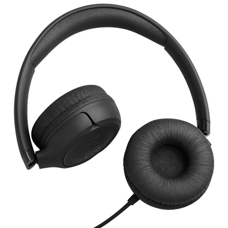 Casque d'écoute supra-auriculaire avec fil USB-C Tune 530C de JBL - Noir