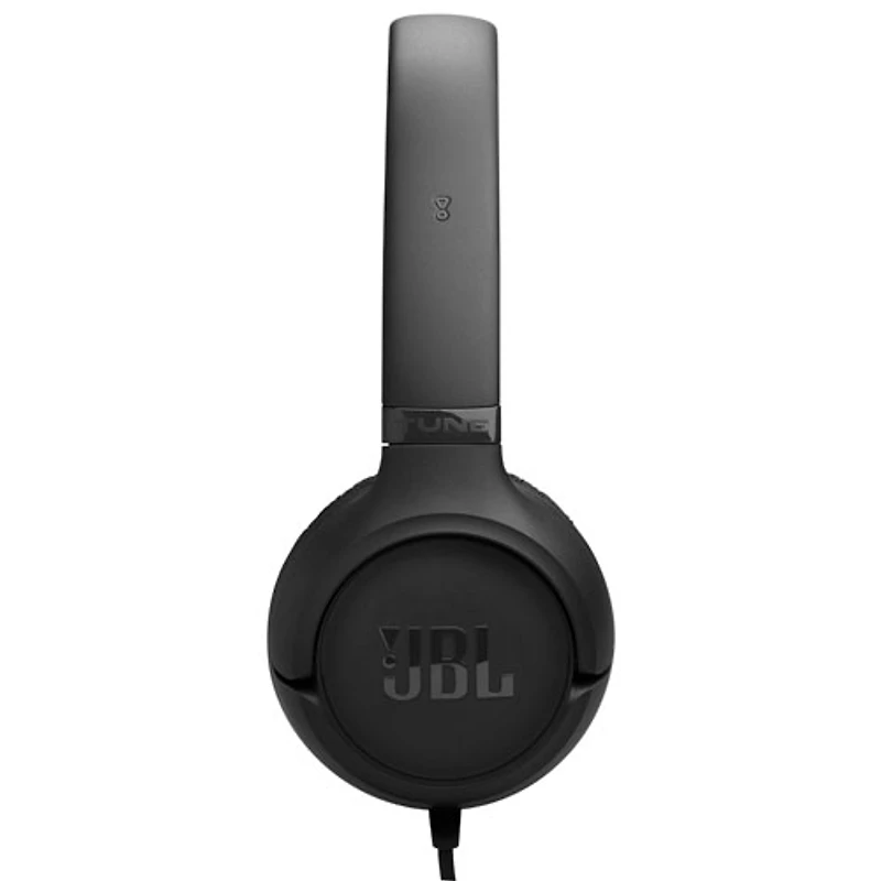 JBL Tune 530C USB-C On-Ear Wired Headphones - Black