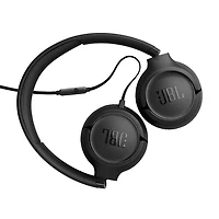 JBL Tune 530 On-Ear Wired Headphones - Black