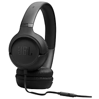 JBL Tune 530 On-Ear Wired Headphones - Black