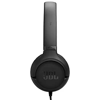JBL Tune 530 On-Ear Wired Headphones - Black