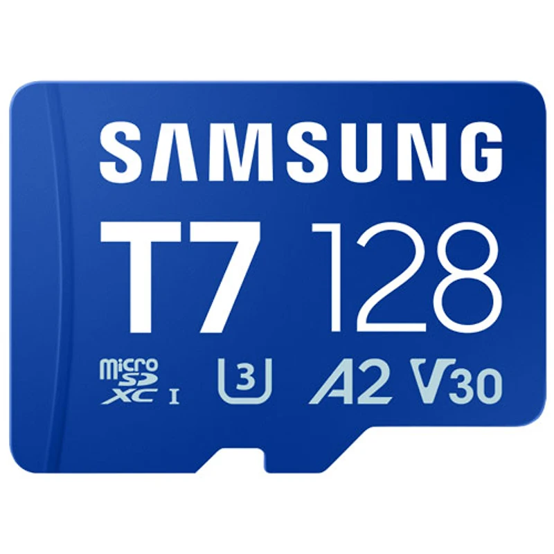Carte mémoire microSDXC UHS-I 128 Go 170 Mo/s T7 de Samsung