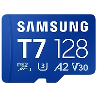 Carte mémoire microSDXC UHS-I 128 Go 170 Mo/s T7 de Samsung