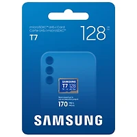 Carte mémoire microSDXC UHS-I 128 Go 170 Mo/s T7 de Samsung