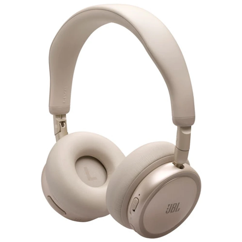 JBL Live 680NC On-Ear Noise Cancelling Bluetooth Headphones - Champagne