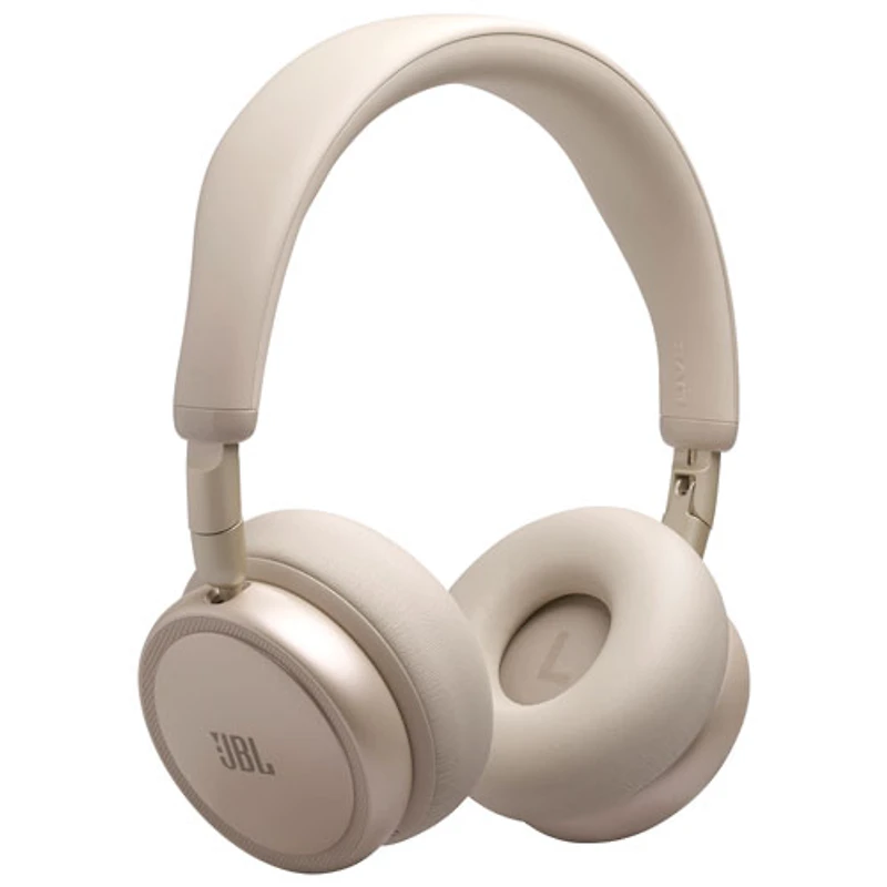JBL Live 680NC On-Ear Noise Cancelling Bluetooth Headphones - Champagne