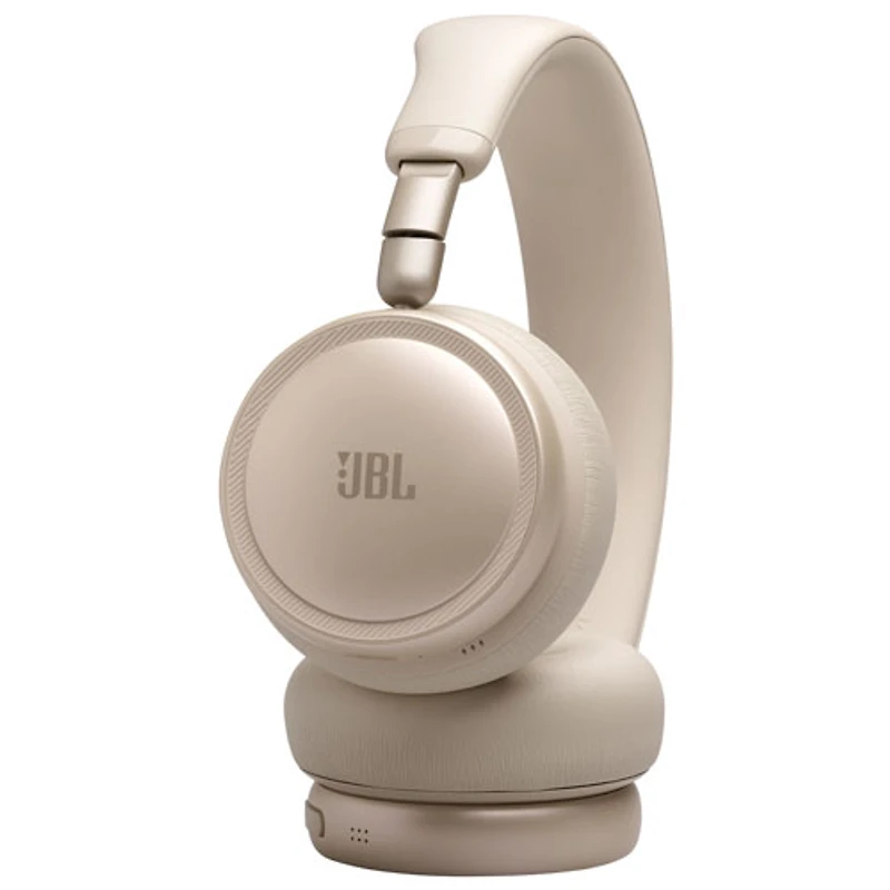 JBL Live 680NC On-Ear Noise Cancelling Bluetooth Headphones - Champagne