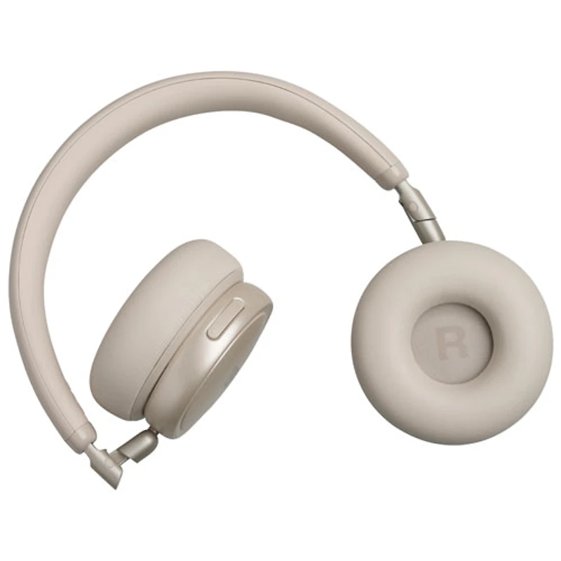 JBL Live 680NC On-Ear Noise Cancelling Bluetooth Headphones - Champagne