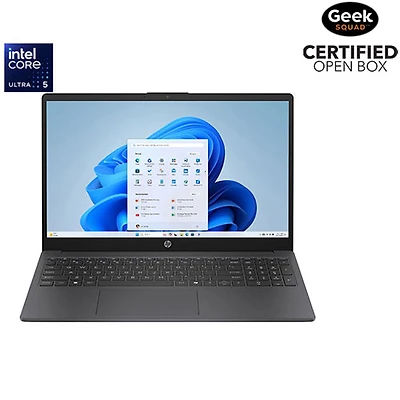 Open Box - HP 15.6" Laptop - Chalkboard Grey (Intel Core Ultra 5-225U/24GB RAM/512GB SSD/Windows 11 Home)