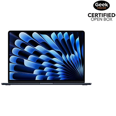 Open Box - Apple MacBook Air 15.3" w/ Touch ID (2026) - Midnight (Apple M5 / 16GB RAM / 512GB SSD) - English