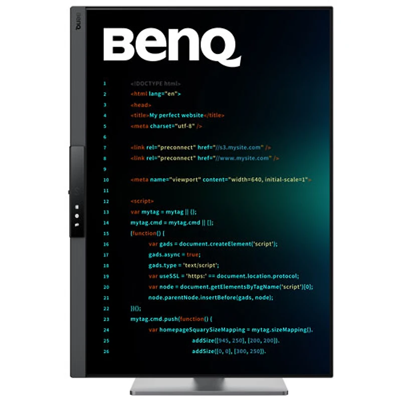 BenQ 28" 4K Ultra HD 120Hz 5ms GTG IPS LED Monitor (RD280UG) - Grey