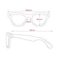 Ray-Ban | Meta Skyler (Gen 2) Glasses with AI, Photo, Video, Audio & Messaging - Shiny Black/Green