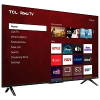 TCL 43" S4LR 4K UHD HDR LED Roku Smart TV (43S4LR) - 2026