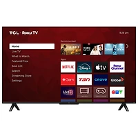 TCL 43" S4LR 4K UHD HDR LED Roku Smart TV (43S4LR) - 2026