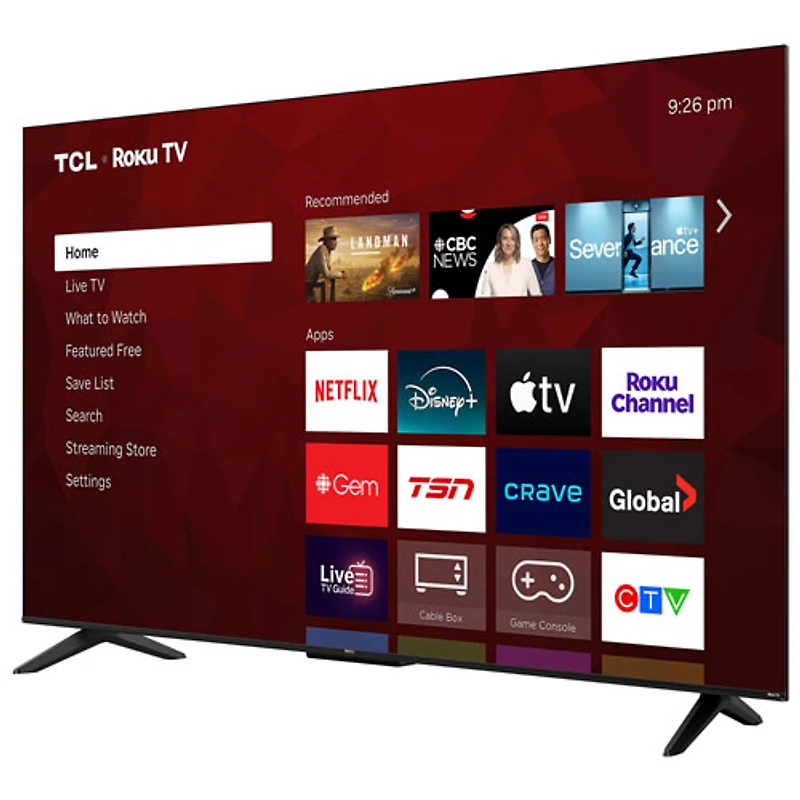 TCL 50" S4LR 4K UHD HDR LED Roku Smart TV (50S4LR) - 2026