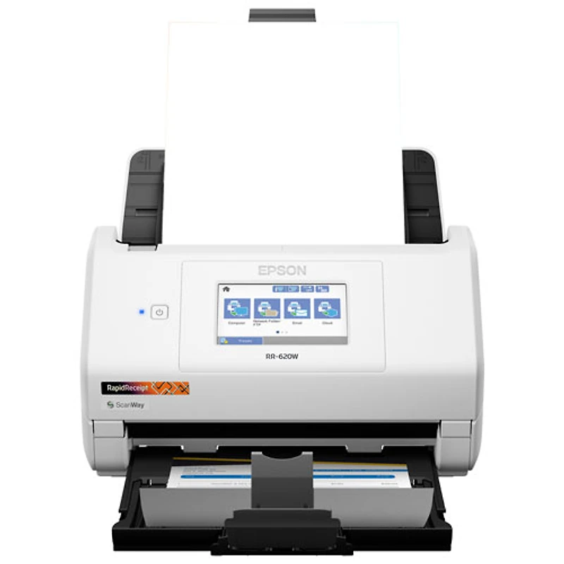 Epson RapidReceipt RR-620W Receipt and Document Scanner