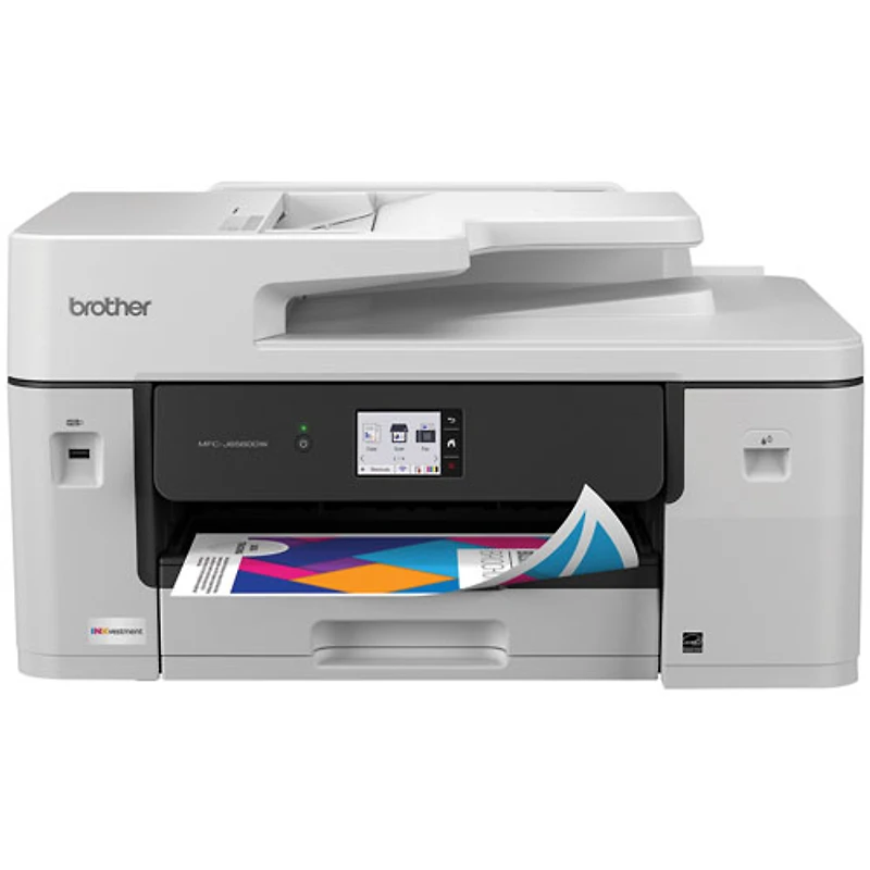 Imprimante à jet d'encre tout-en-un MFC-J6560DW de Brother avec réservoir INKvestment - Blanc
