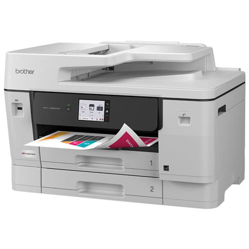 Imprimante à jet d'encre tout-en-un MFC-J6960DW de Brother avec réservoir INKvestment - Blanc