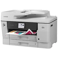 Imprimante à jet d'encre tout-en-un MFC-J6960DW de Brother avec réservoir INKvestment - Blanc