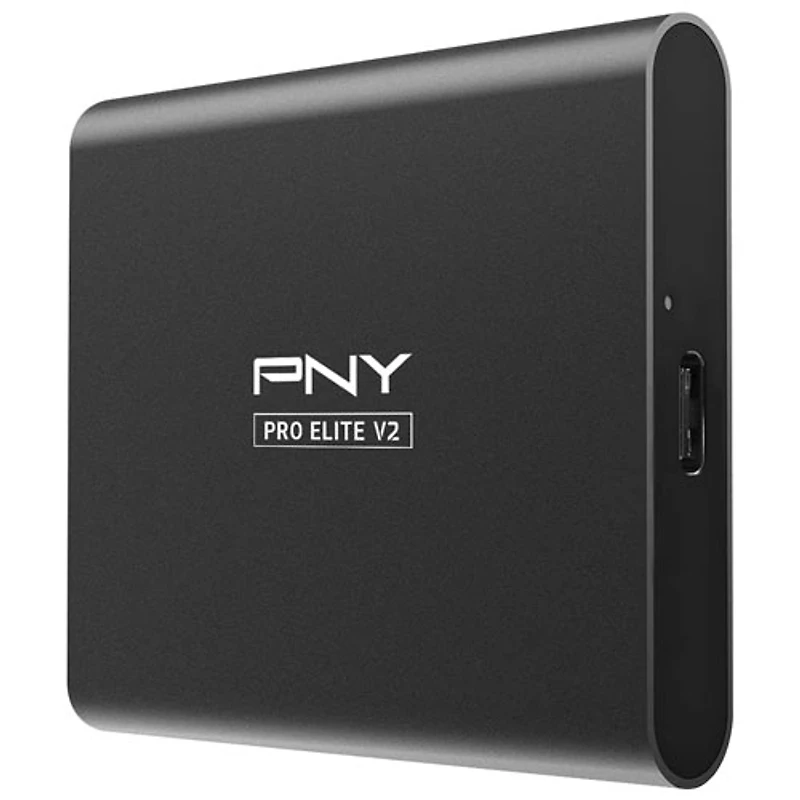Disque SSD externe USB 3.2 de 2 To Pro Elite V2 de PNY (PSD0CS2160-1TB-RB) - Noir