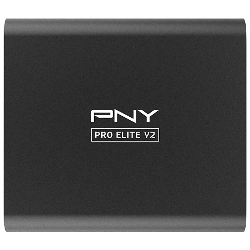 Disque SSD externe USB 3.2 de 2 To Pro Elite V2 de PNY (PSD0CS2160-1TB-RB) - Noir