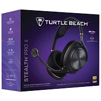 Turtle Beach Stealth Pro II Wireless Gaming Headset for PC / PS4 / PS5- Black