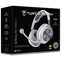 Turtle Beach Stealth Pro II Wireless Gaming Headset for Xbox Series X|S / Xbox One / PC / PS4 / PS5 - White