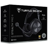 Turtle Beach Stealth Pro II Wireless Gaming Headset for Xbox Series X|S / Xbox One / PC / PS4 / PS5 - Black
