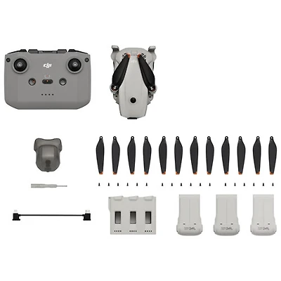 DJI Lito 1 Fly More Combo Drone (Updated Version of Mini 4K) with 4K Camera, RC-N3 Remote, <249g, Obstacle Sensing