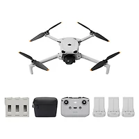 DJI Lito 1 Fly More Combo Drone (Updated Version of Mini 4K) with 4K Camera, RC-N3 Remote, <249g, Obstacle Sensing