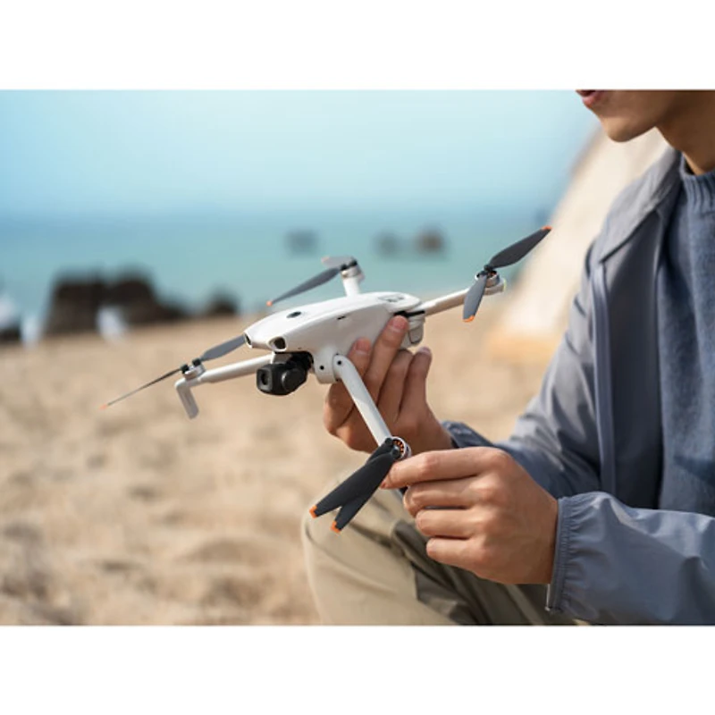 DJI Lito 1 Fly More Combo Drone (Updated Version of Mini 4K) with 4K Camera, RC-N3 Remote, <249g, Obstacle Sensing