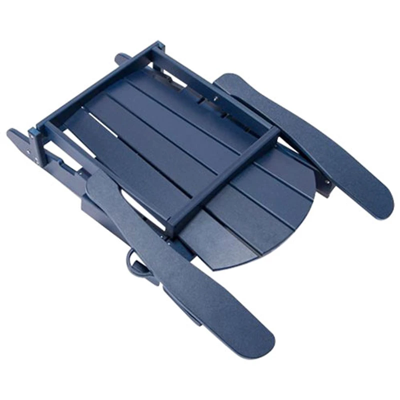 Chaise Adirondack en polyéthylène de haute densité de Lake Country Outdoors - Bleu