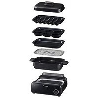 Multicuiseur barbecue et gril 5-en-1 de Panasonic (NFGM500K)
