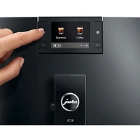 Machine à espresso automatique C9 de Jura avec moulin - Noir piano