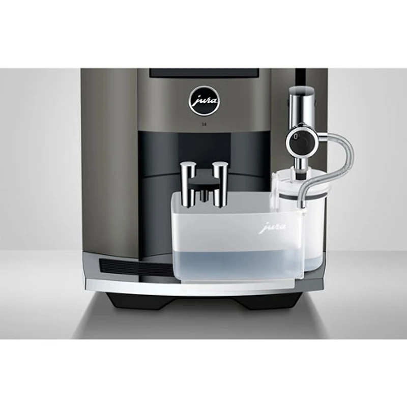 Jura S8 Automatic Espresso Machine with Frother - Dark Inox