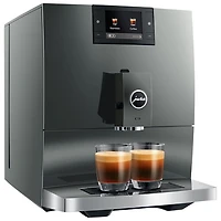 Jura C9 Automatic Espresso Machine with Grinder - Piano Inox