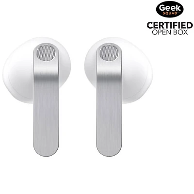 Open Box - Samsung Galaxy Buds4 In-Ear Noise Cancelling True Wireless Earbuds - White