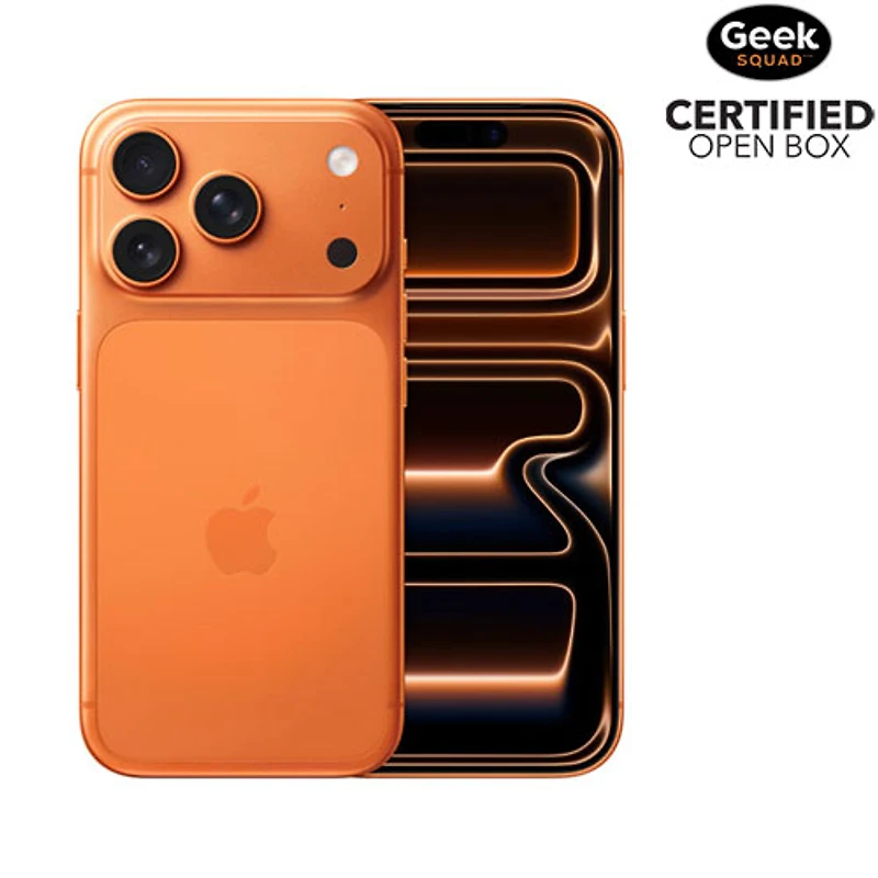 Boîte ouverte - iPhone 17 Pro de 1 To d'Apple - Orange cosmique - Déverrouillé