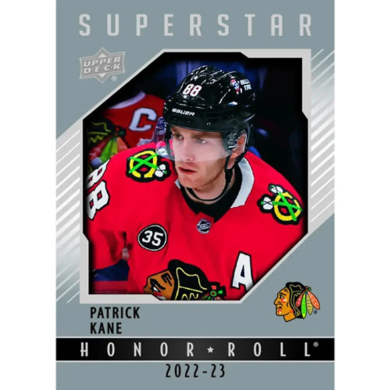 Cartes de hockey à collectionner 2022-23 série 1 d'Upper Deck - Boîte Mass Blaster - Paquet de 7