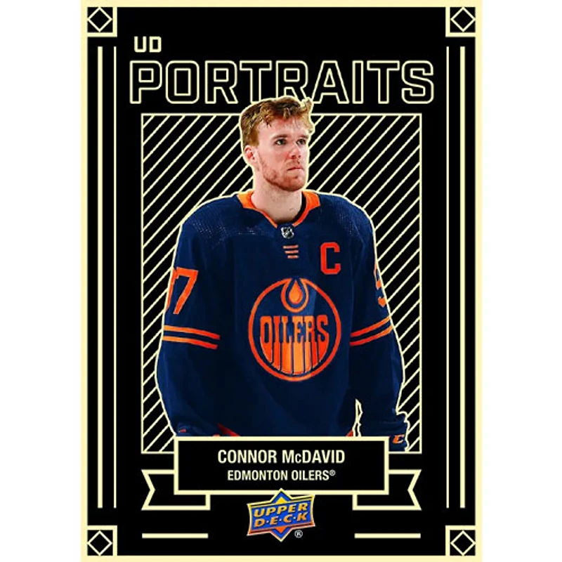 Cartes de hockey à collectionner 2022-23 série 1 d'Upper Deck - Boîte Mass Blaster - Paquet de 7