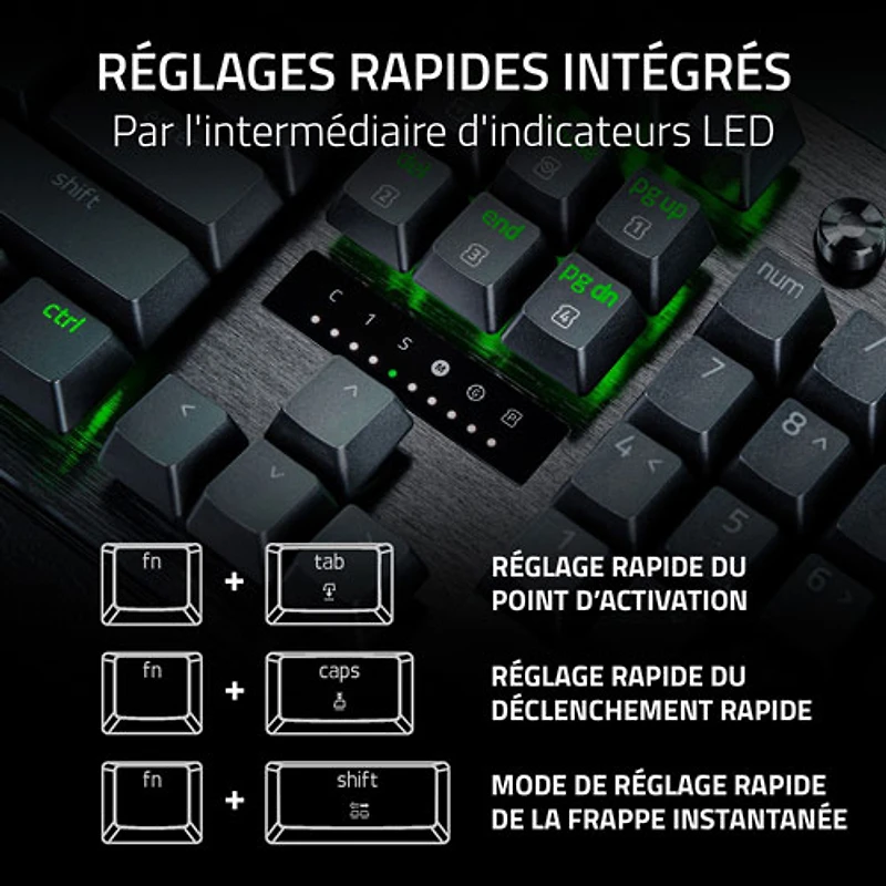 Razer Huntsman V3 Pro 8KHz Mechanical Analog Optical Switches Full-Size Esports Gaming Keyboard - English