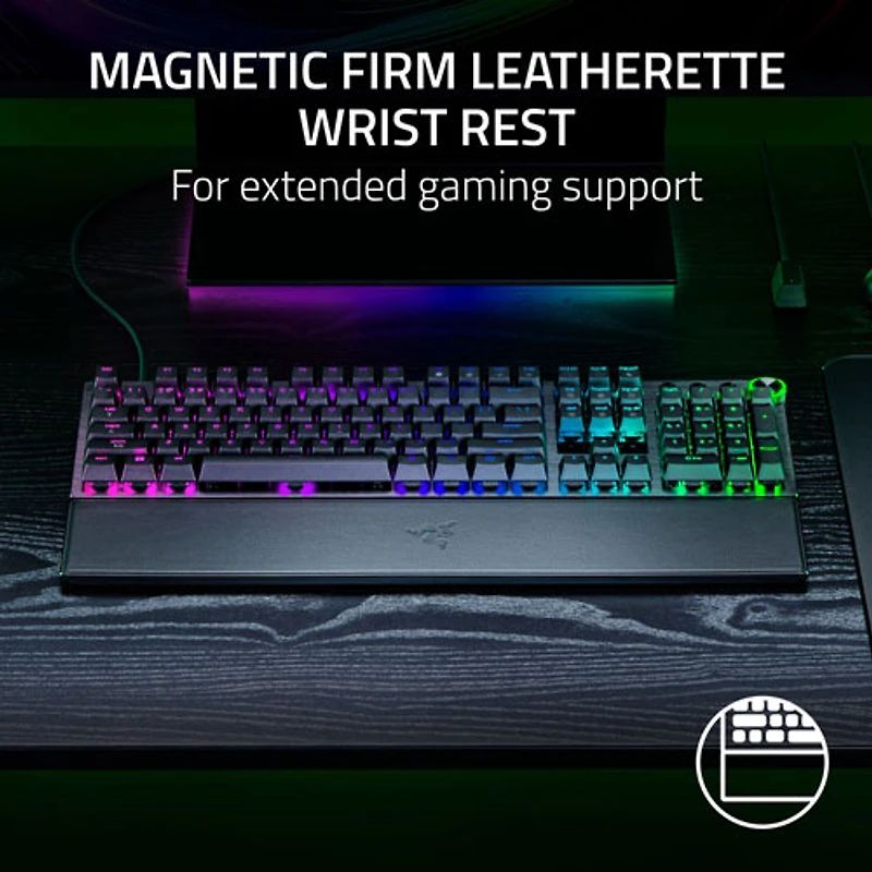 Razer Huntsman V3 Pro 8KHz Mechanical Analog Optical Switches Full-Size Esports Gaming Keyboard - English
